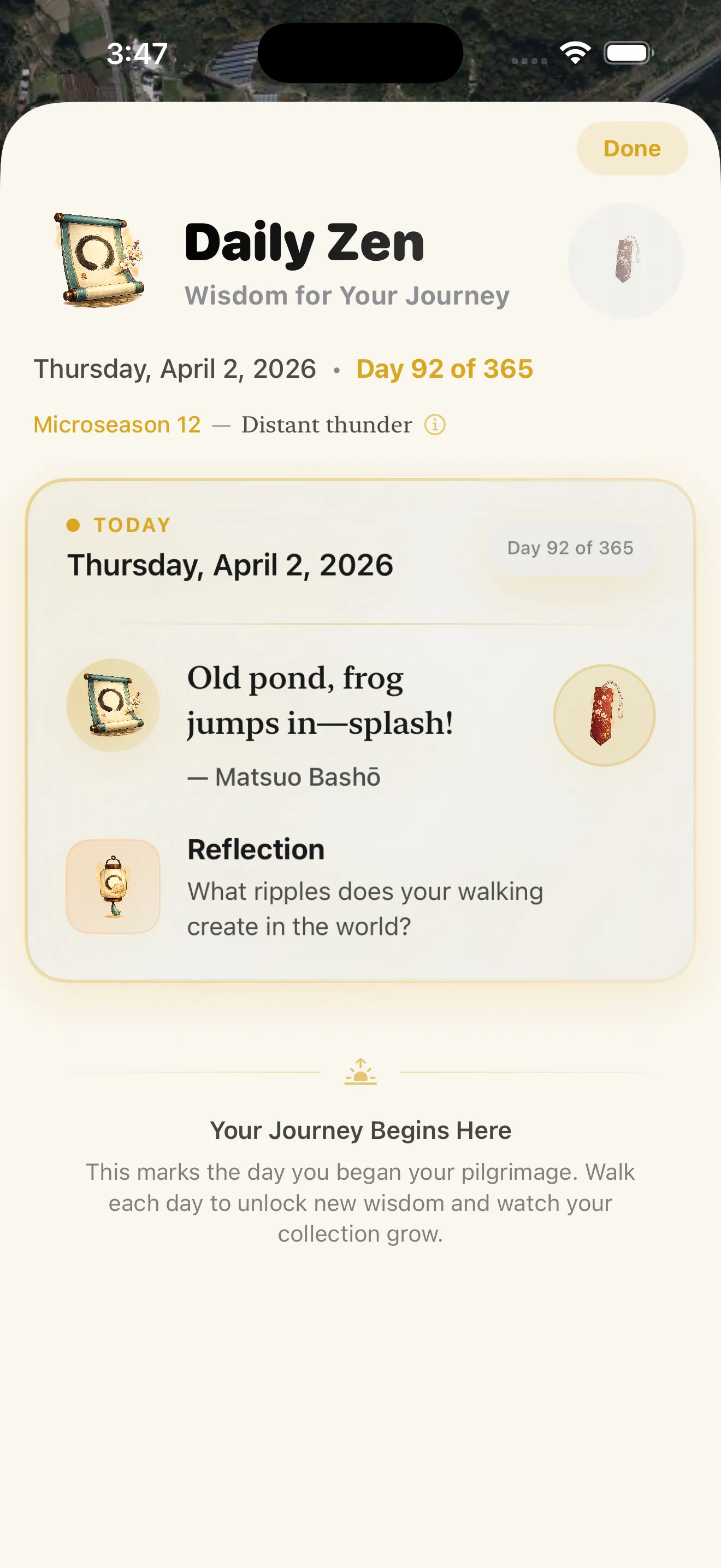 Daily zen teaching